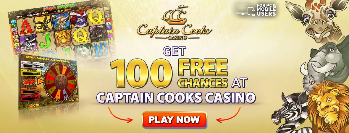 Captain cooks online casino games
